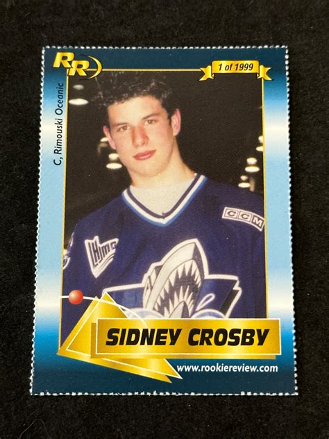 sidney crosby rookie review card